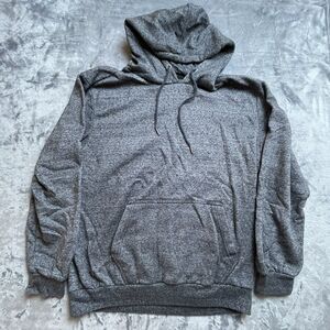 Six Lincoln New York Sweatshirt Mens Double Extra Large Gray Hoodie 2XL